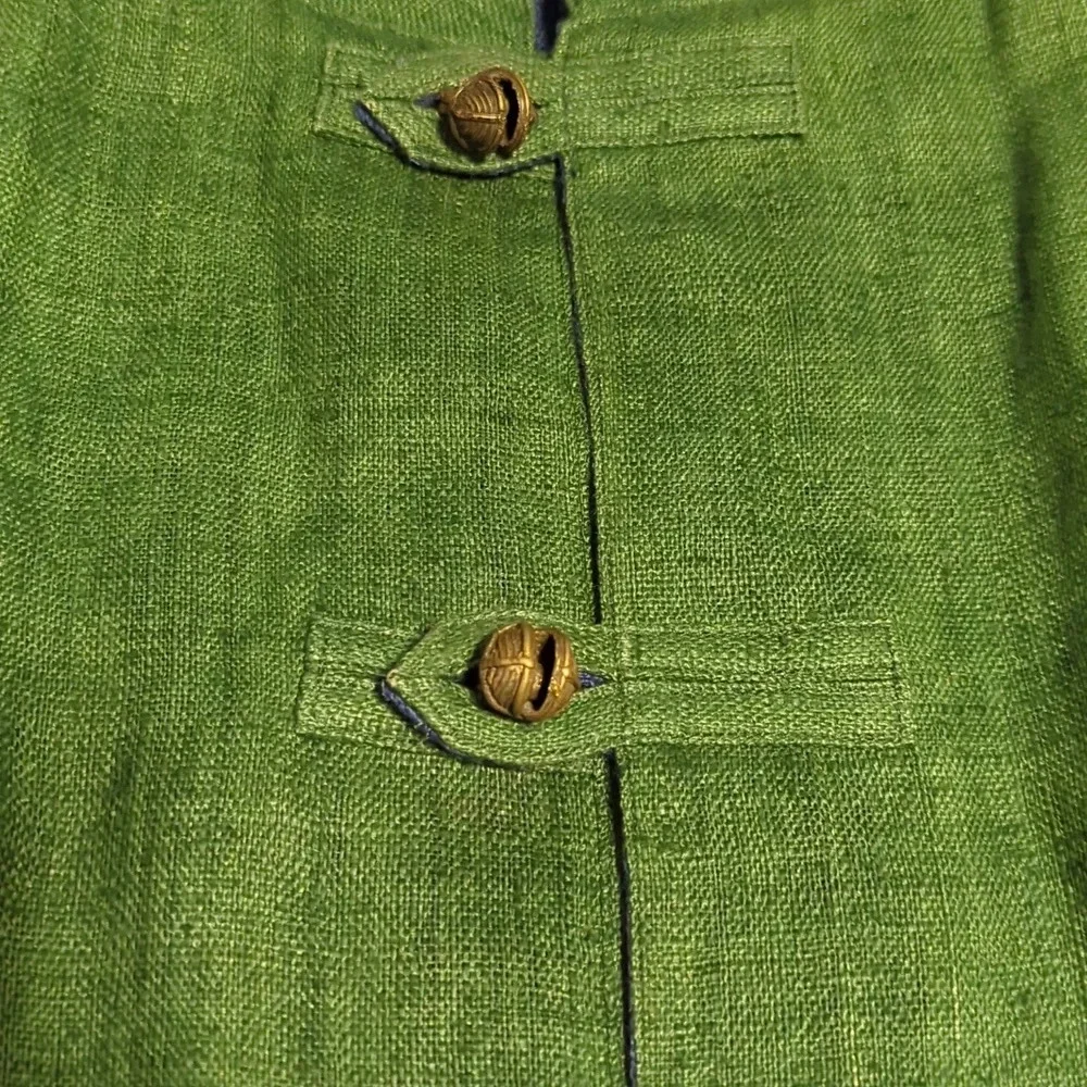 Reversible Hmong embroidery jacket Blazer coat - Picture 13 of 15